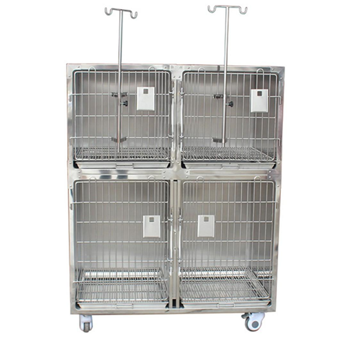 YSVET1220 Stainless Steel Pet Boarding Cage