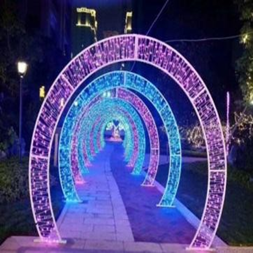 LED Motif Light Plane Time Channel 4m(W) x 3.5m(H)