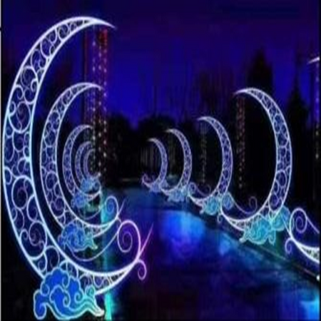 LED Motif Light Crescent Channel 2.2m x 2m