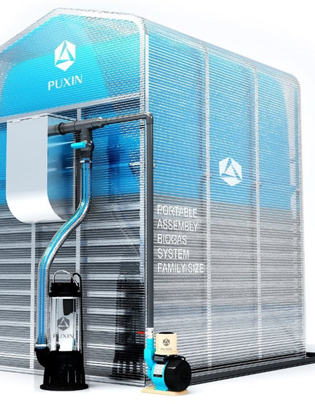 One Set of PUXIN Portable Assembly Membrane Digester  3.4 CBM